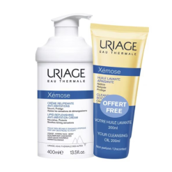 Crème Relipidante Anti-irritation + Huile Lavante URIAGE - Duo Xémose