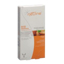 Bandes de cire froide visage NETLINE 20pièces