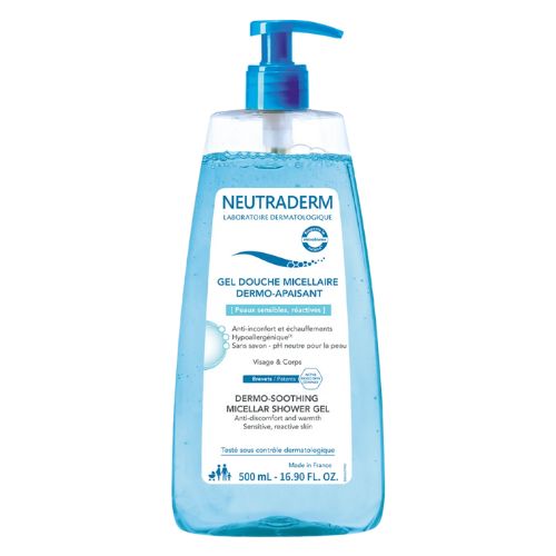 Gel douche micellaire Dermo- Apaisant NEUTRADERM 500ml