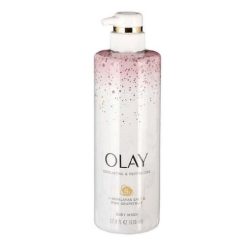 Gel douche exfoliant et revitalisant au sel de l'Himalaya et au pamplemousse rose OKAY 591ml