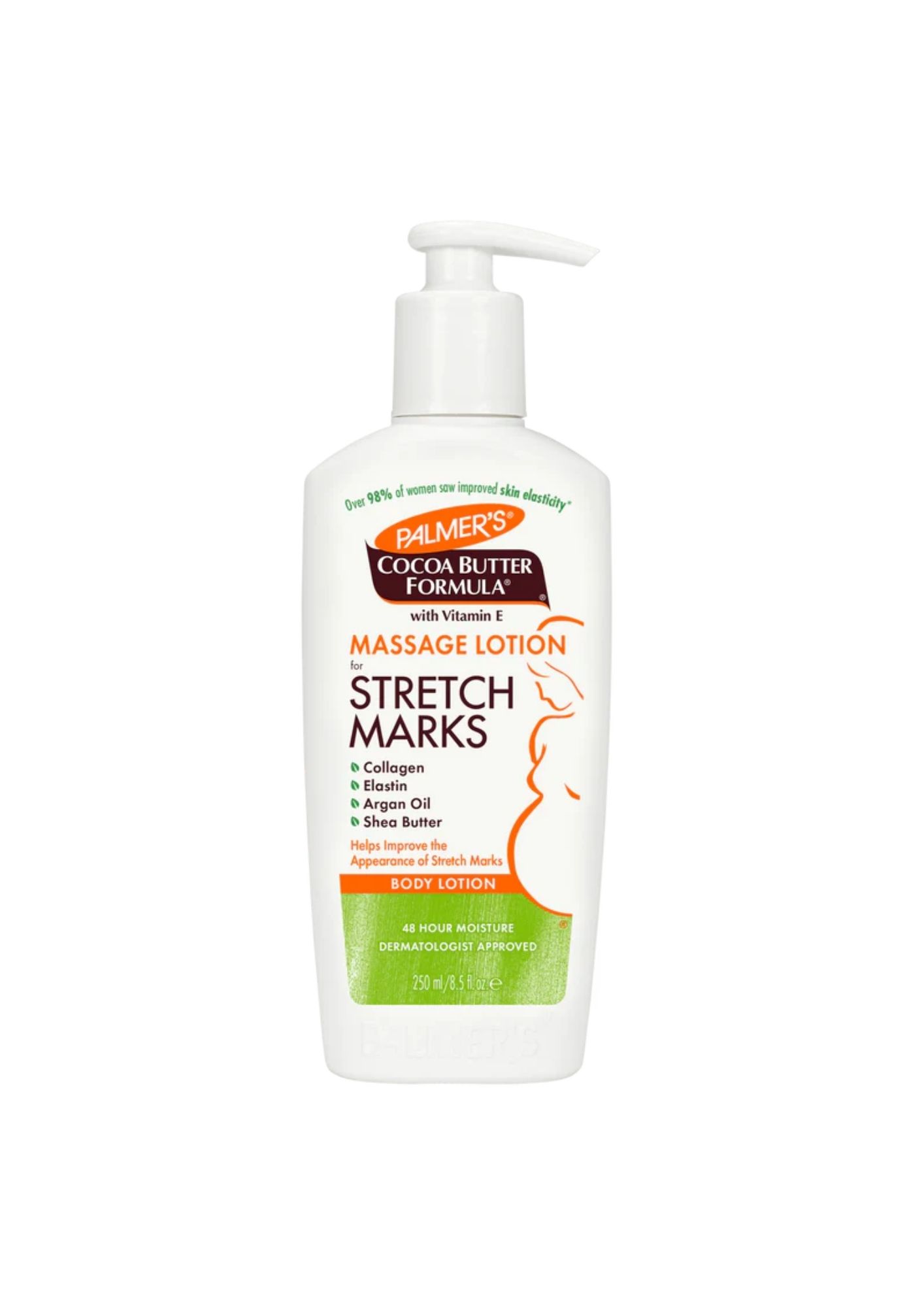 Lotion de massage pour vergetures de grossesse au beurre de cacao PALMER'S 250ml