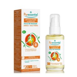 Huile de massage bio pour l'Effort musculaire PURESSENTIEL 100ml