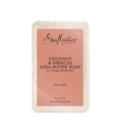 Savon au beurre de karité, noix de coco et hibiscus SHEA MOISTURE 227g