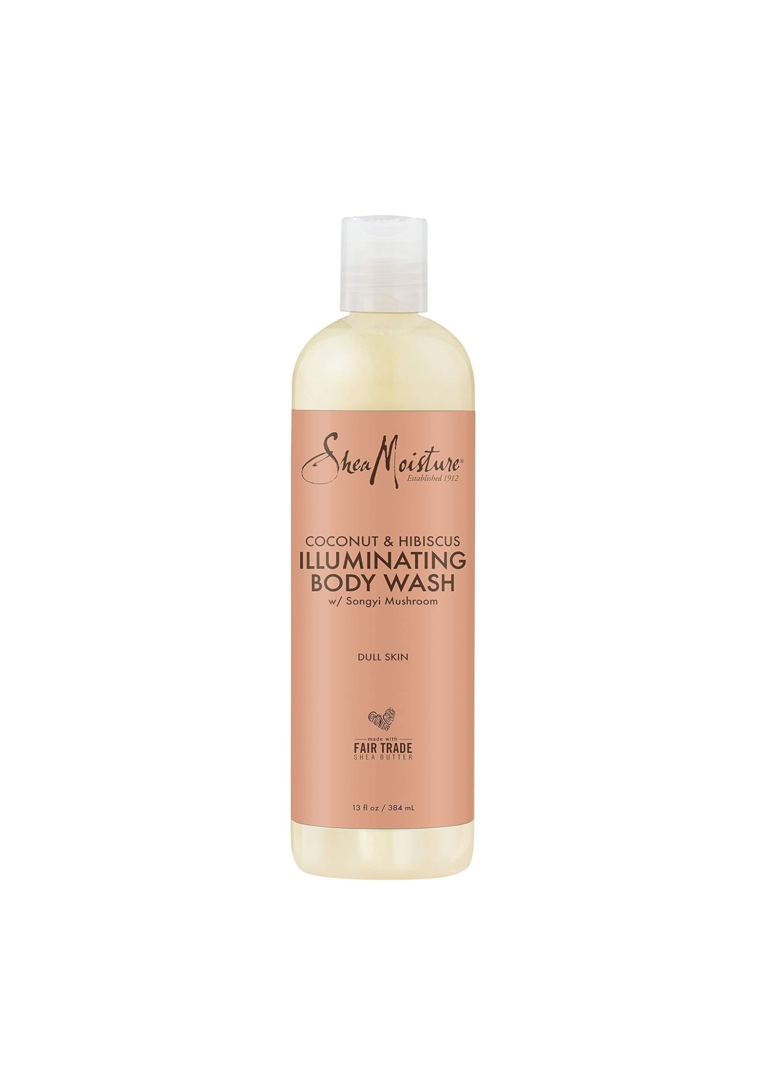 Gel douche à l'huile de coco et à l'extrait de fleur d'hibiscus SHEA MOISTURE 384ml