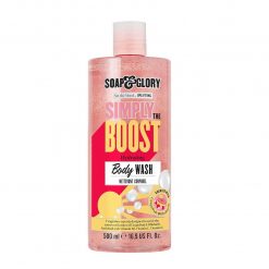 Gel de douche rafraîchissant et revitalisant à la vitamine C et E Parfum pamplemousse Simply Boost SOAP&GLORY (500 ml)