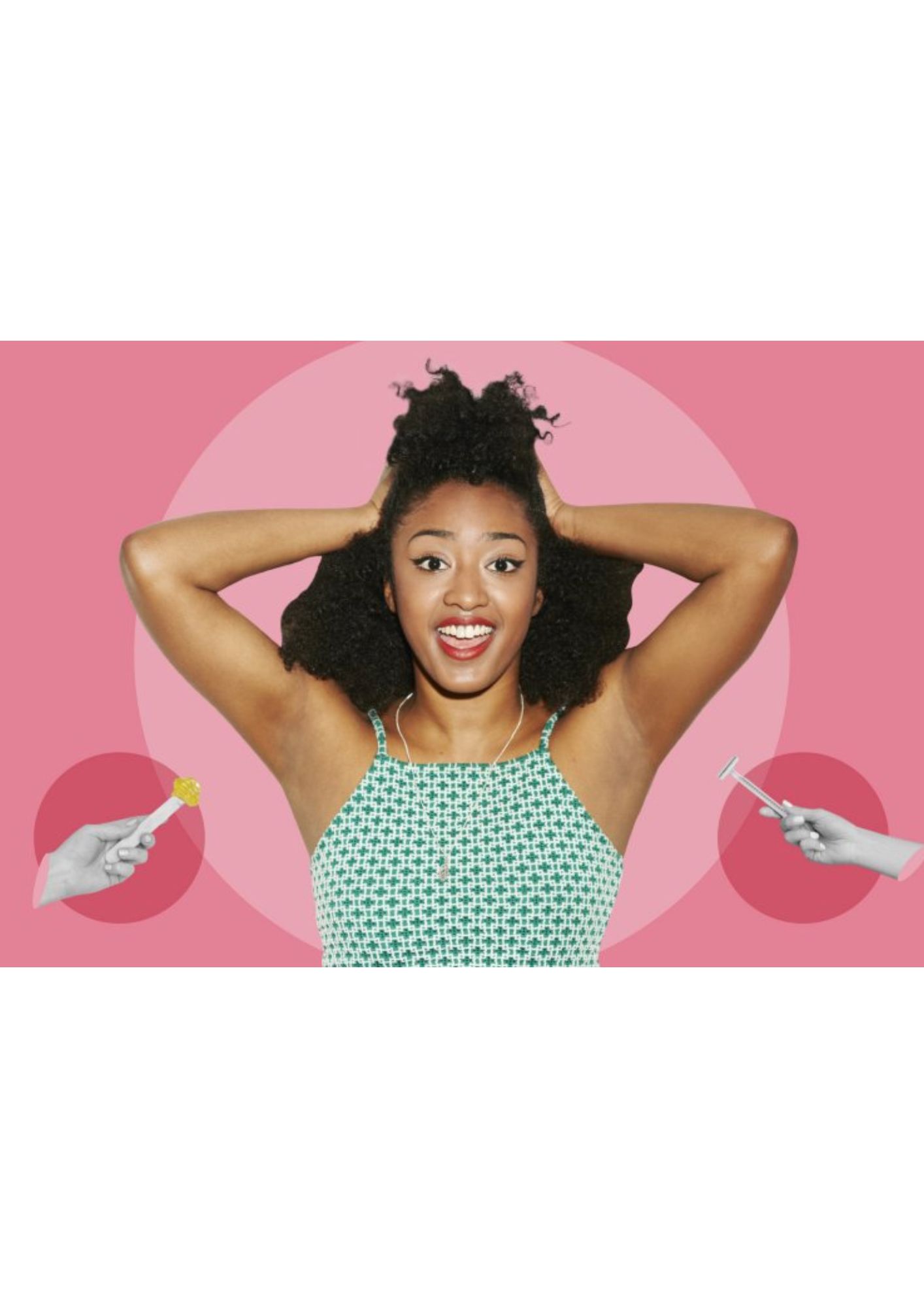 Soins d'épilation des aisselles