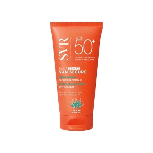 Crème solaire teintée avec un effet flouteur optique SPF50+ SVR 50ml