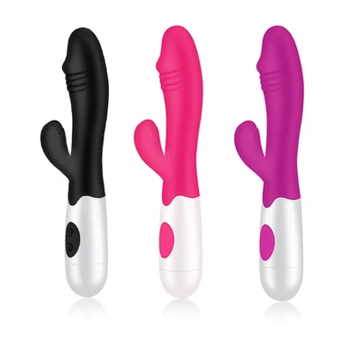 Sextoy Gode 2 en 1, Silicone vibromasseur (nr2)