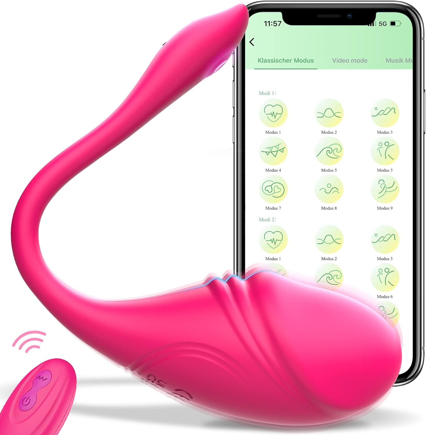 Sextoy Oeuf vibrant, Bluetooth Vibrateur Télécommandé (nr19)