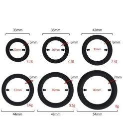 Sextoy Pack de 6 anneaux (nr81)