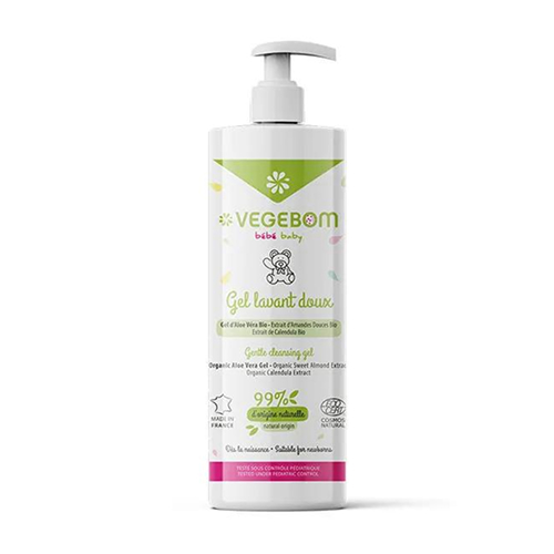 Gel lavant doux pour bébé VEGEBOM 400ml