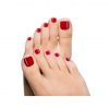 Soins de pieds au vernis gel