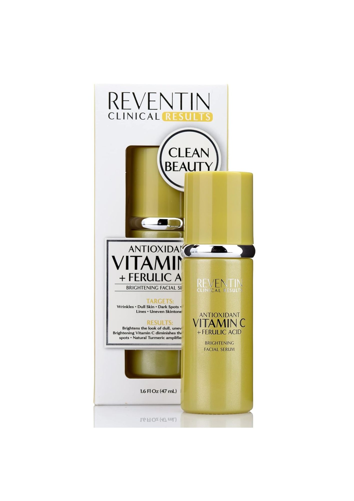Sérum de visage à la vitamine C acide férulique et curcuma REVENTIN CLINICAL 47ml