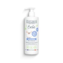 Evoluderm Lait de Toilette Doux Visage & Corps Pour Bébé, 500 ml