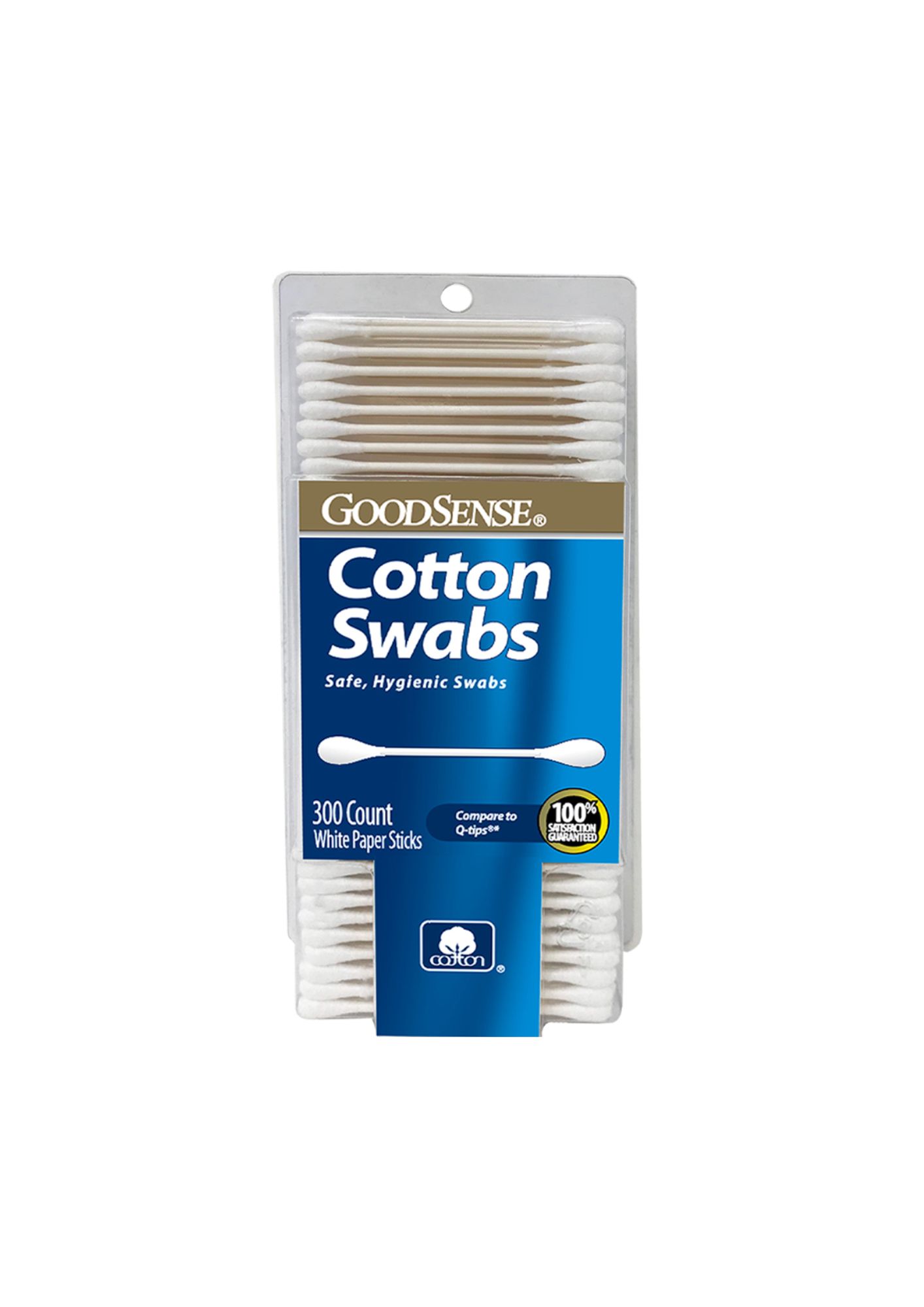 Coton Tiges avec Tiges en Papier GoodSense 300pcs