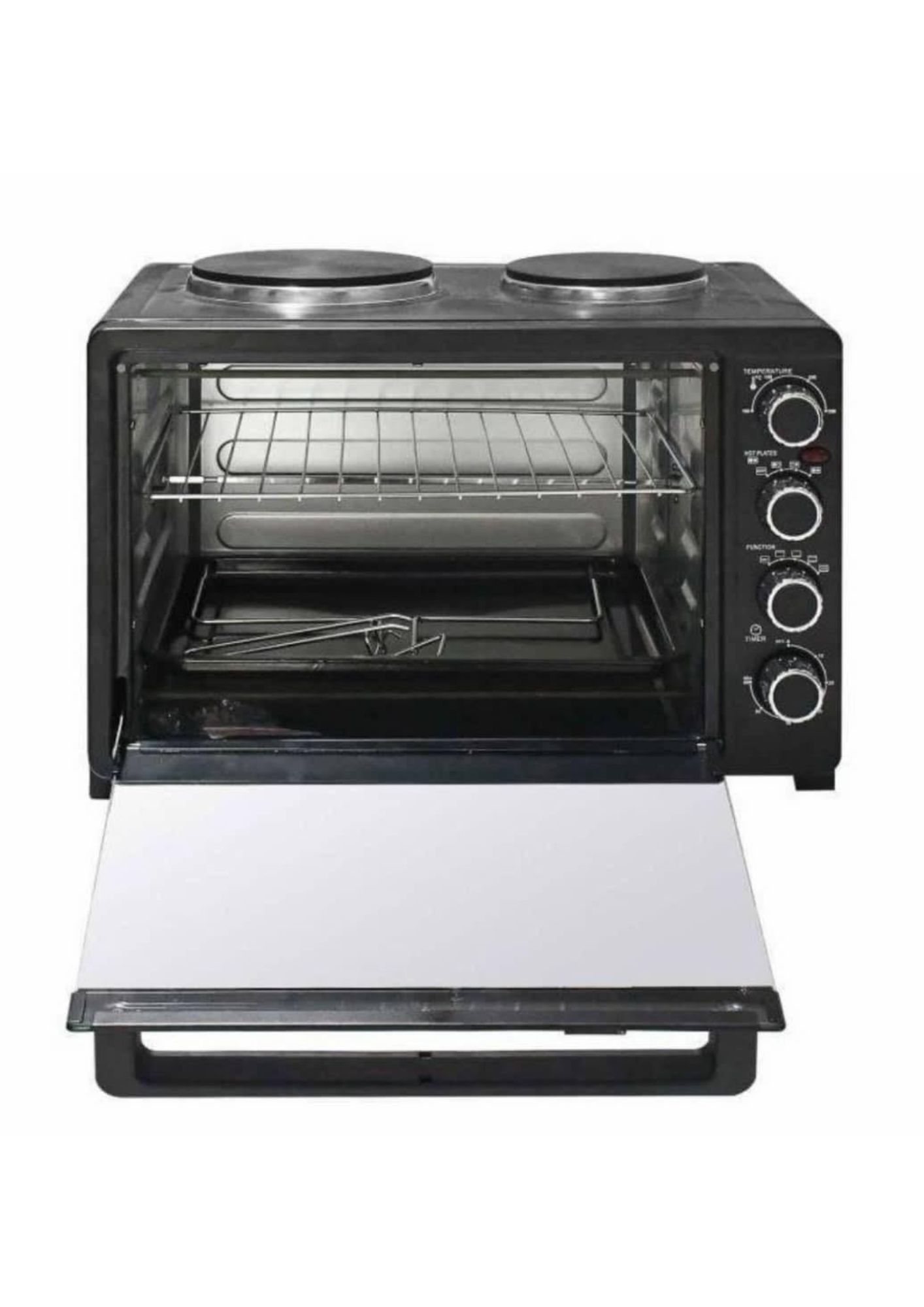 Mini Four Électrique 50L 2 Plaques Chauffantes Tourne-broche STARSAT – Image 2