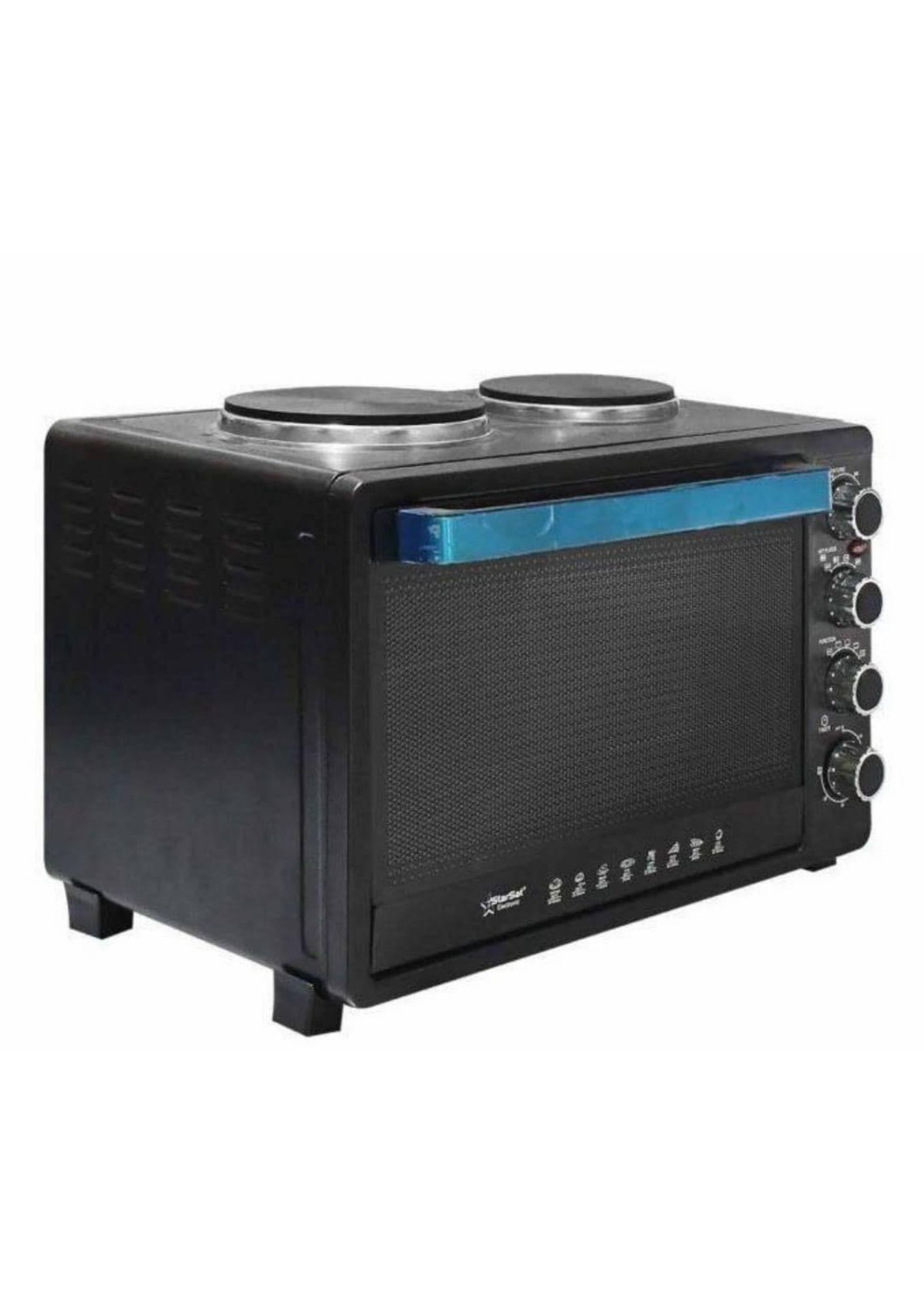 Mini Four Électrique 50L 2 Plaques Chauffantes Tourne-broche STARSAT