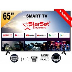 Smart TV LED 65'' 4K Ultra HD Android WiFi & Bluetooth STARSAT