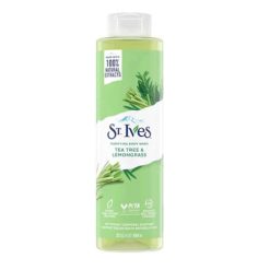 Gel douche purifiant à l'arbre à thé et à la citronnelle St.Ives 473ml