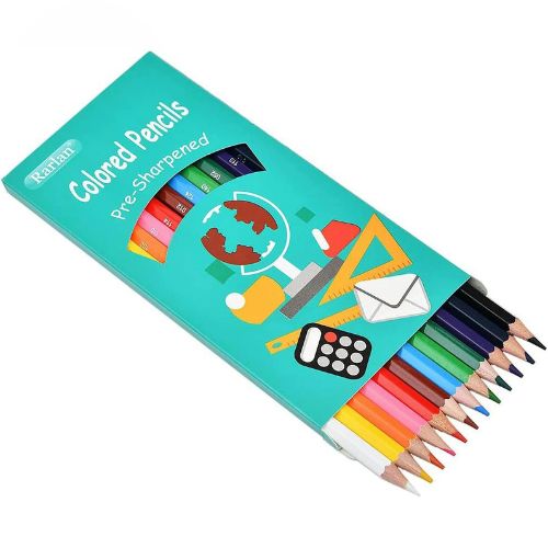 Crayon de 12 Couleurs Non Toxiques RARLAN – Image 2