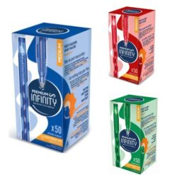 Stylos à bille Premium Infinity, pack de 50 pièces