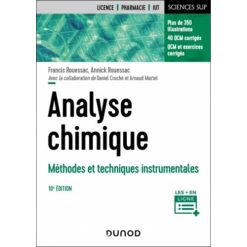 Analyse Chimique Méthodes et Techniques Instrumentales