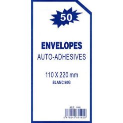 Enveloppes A6 Auto-Adhesive 110x220mm long format 50 pieces