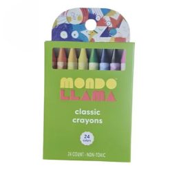 Alternative view of Crayon de 24 Couleurs Non Toxiques MONDO LLAMA