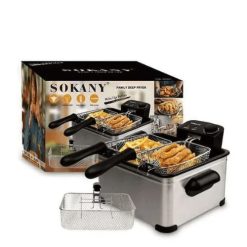 SOKANY, Friteuse Electrique , Appareil de Cuisson Réglable, 5l