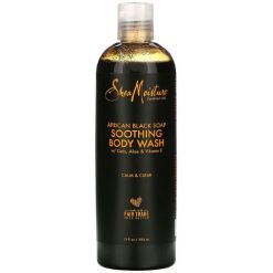 Gel de douche SHEA MOISTURE Apaisant au Savon Noir Africain 384ml