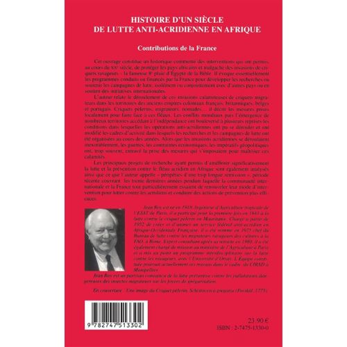 Histoire D’un Siècle De Lutte Antiacridienne En Afrique : Contribution De La France – Image 2