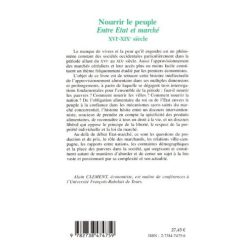 Alternative view of Nourrir le peuple entre Etat et marché : XVI-XIXème siècle