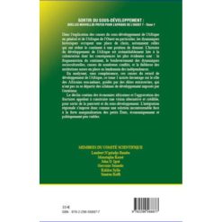 Alternative view of Sortir du Sous-développement : Quelles Nouvelles Pistes pour l’Afrique de l'ouest ?
