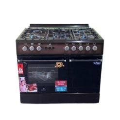 Cuisinière à Gaz Eurolux F9E50G1-TDF 5 Foyers 60 x 90cm Et Grand Four Garantie 6 Mois