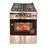 Cuisinière à Gaz Fiabtec FT-ES70-SS430 4 Foyers 60 x 60cm Four Intégré Garantie 6 Mois