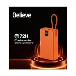 Powerbank Believe, 20000 Amh, 22.5W