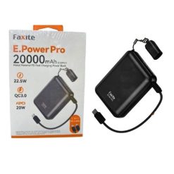 Powerbank Faxite, E20PRO, 20000 mAH, 22.5W