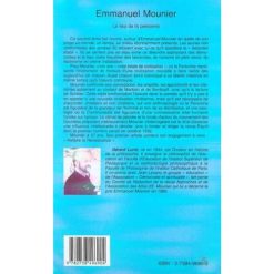 Alternative view of Emmanuel Mounier : Le Lieu De La Personne