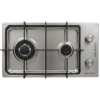 Plaque à gaz encastrable FGH30S2 BRAVO, 2 foyers, 30x50cm inox, garantie 6mois