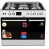 Cuisinière Eurolux full option, petit four, 60*90, 5 bruleurs, garantie 6mois