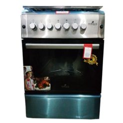 Cuisinière inox Eurolux trendy, 4 bruleurs, 1 plaque, 60*60, garantie 6mois