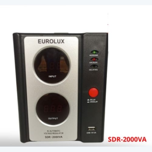 Régulateur de tension Eurolux, 110V-270V, SLR-2000 VA, garantie 6mois