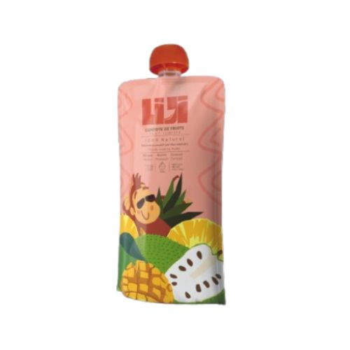 Compote de fruits à base d'ananas, mangue et corrosol, 100% naturel LIJI 125g