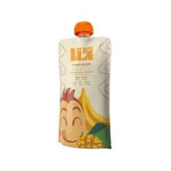 Compote de fruits à base de mangue et banane, 100% naturel LIJI 125g