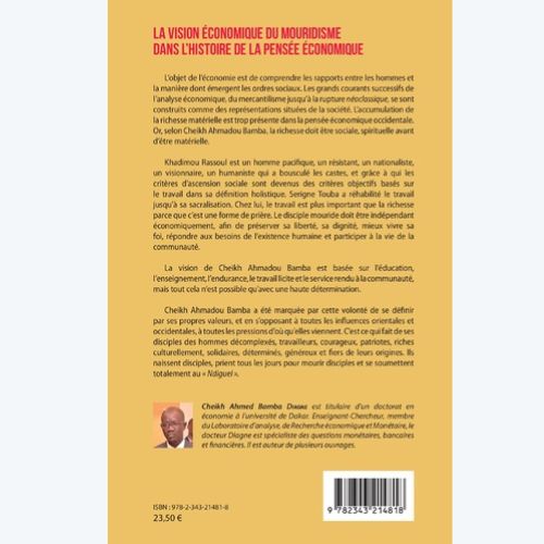 LA VISION ÉCONOMIQUE DU MOURIDISME DANS L'HISTOIRE DE LA PENSÉE ÉCONOMIQUE – Image 2