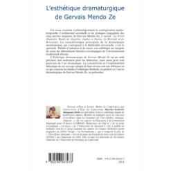 Alternative view of L’Esthétique Dramaturgique de Gervais Mendo ze