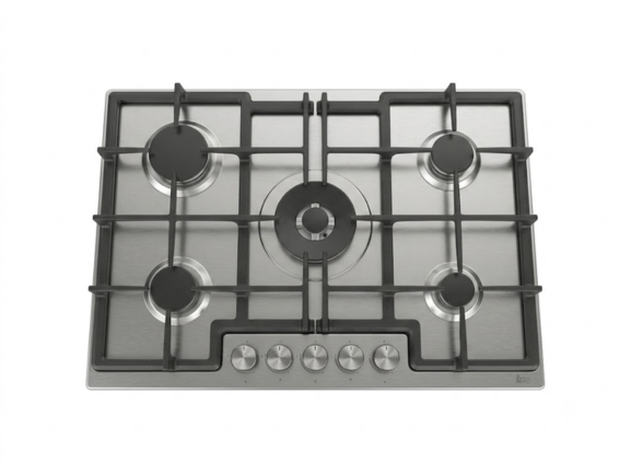 Plaque à gaz encastrable, ED038 Supra, 05 foyers, 60x90cm, inox garantie 6mois