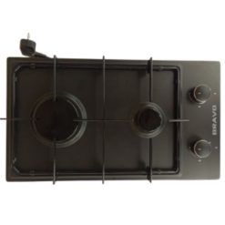 Plaque à gaz encastrable Bravo, FGH30S2, 04 foyers, inox, 30x50cm, garantie 6mois