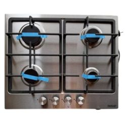Plaque à Gaz Encastrable Passap EL005, 4 Foyers Inox 60 × 60cm Garantie 6 Mois