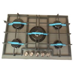Plaque à gaz encastrable Supra, ED038, 05 foyers, inox, 60x90cm, garantie 6mois